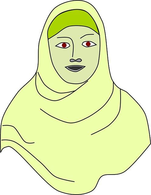 Free download Lady Female Headscarf - Free vector graphic on Pixabay free illustration to be edited with GIMP free online image editor