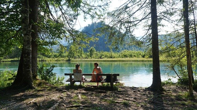 Free download Lake Almsee Summer -  free photo or picture to be edited with GIMP online image editor