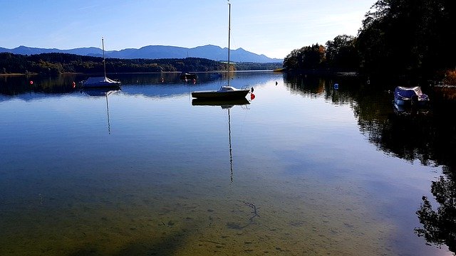 Free download Lake Alpine Sailing Boat Upper -  free photo or picture to be edited with GIMP online image editor