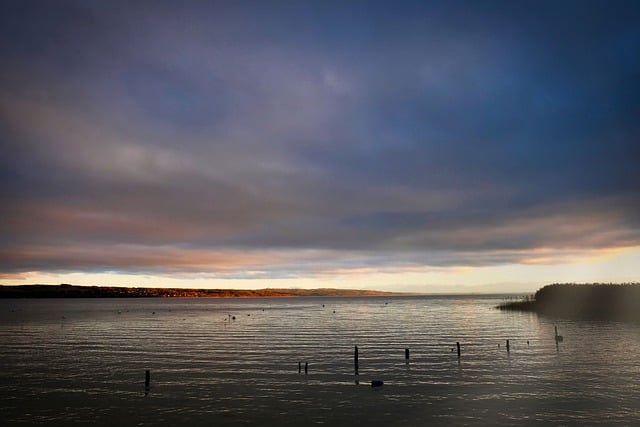 Free download lake ammersee dusk germany free picture to be edited with GIMP free online image editor