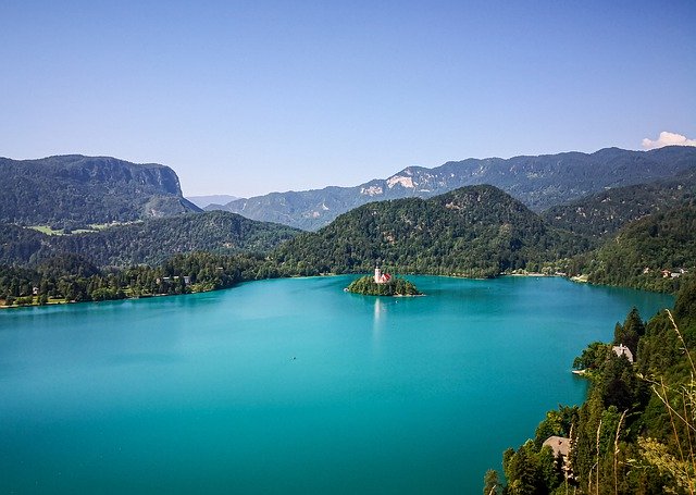 Free download Lake Bled Slovenia Water -  free photo or picture to be edited with GIMP online image editor