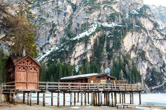 Free download Lake Braies Nature -  free photo or picture to be edited with GIMP online image editor