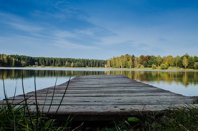 Free download Lake Bridge Landscape -  free photo or picture to be edited with GIMP online image editor