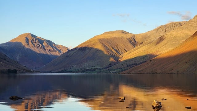 Free download lake cumbria mountains water hills free picture to be edited with GIMP free online image editor