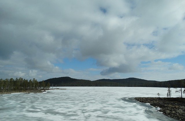 Free download Lake Frozen Finland -  free photo or picture to be edited with GIMP online image editor