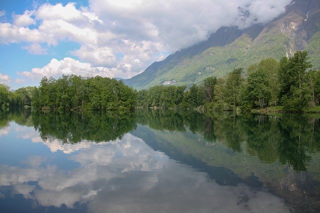 Free download Lake Gresy Sur Isère Savoie -  free photo or picture to be edited with GIMP online image editor