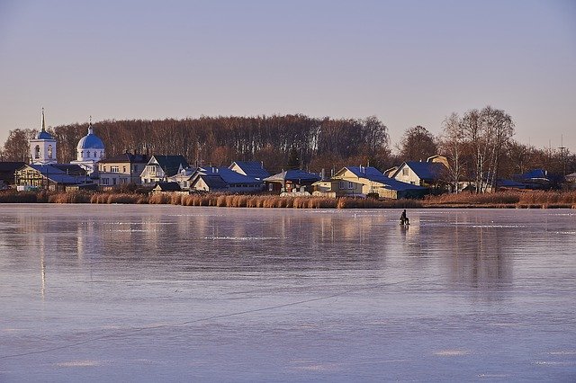 Free download Lake Ice Fishing -  free photo or picture to be edited with GIMP online image editor