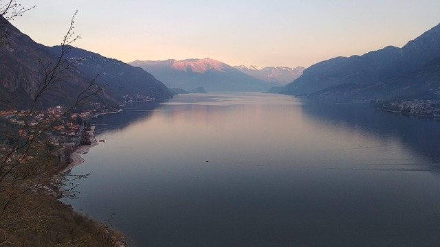 Free download Lake Landscape Lecco -  free photo or picture to be edited with GIMP online image editor