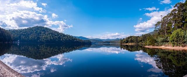 Free download lake nature panorama landscape sky free picture to be edited with GIMP free online image editor