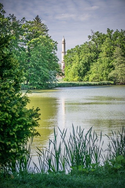 Free download Lake Reflection Monument -  free photo or picture to be edited with GIMP online image editor