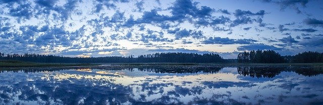 Free download Lake Sunset Clouds Calm -  free photo or picture to be edited with GIMP online image editor