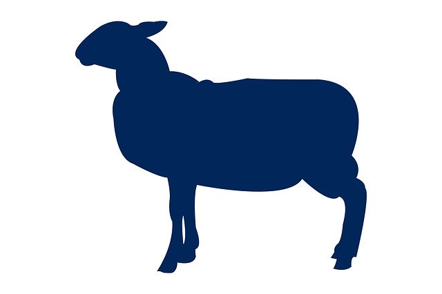 Free download Lamb Animal Silhouette -  free illustration to be edited with GIMP free online image editor