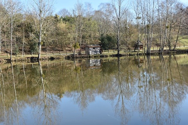 Free download Landscape Cabin Water -  free photo or picture to be edited with GIMP online image editor