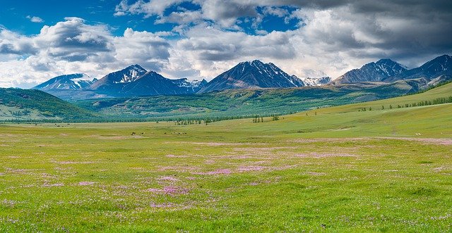 Free download landscape panorama mountain meadow free picture to be edited with GIMP free online image editor