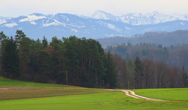 Free download landscape rural path mountains free picture to be edited with GIMP free online image editor