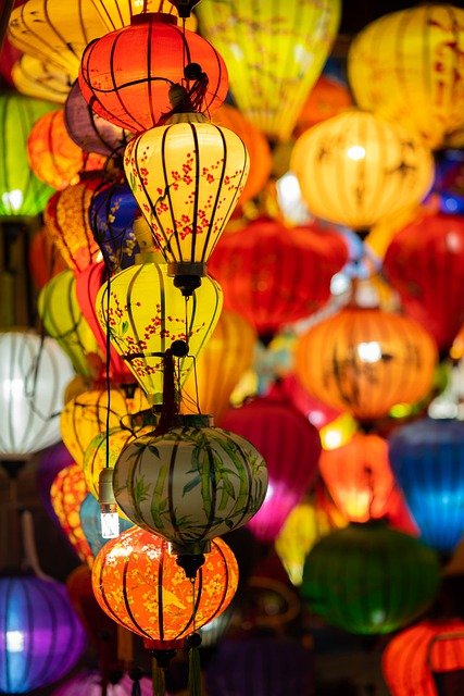 Free download lantern hoian light travel culture free picture to be edited with GIMP free online image editor