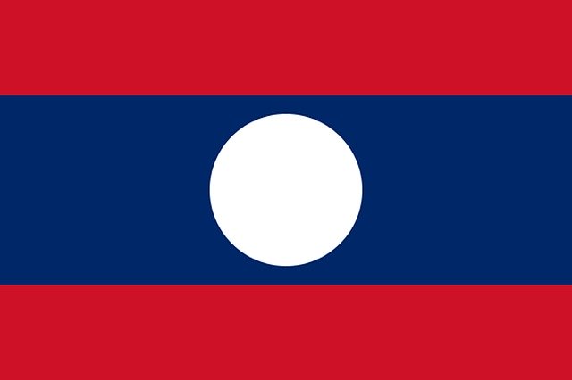 Free download Laos Flag Land Coat Of -  free illustration to be edited with GIMP free online image editor