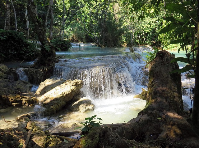 Free download laos if kwang kuang if waterfall free picture to be edited with GIMP free online image editor