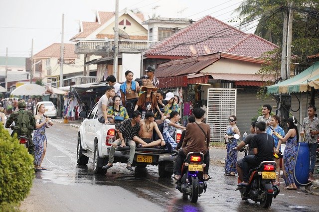 Free download Laos Lao Street Country -  free photo or picture to be edited with GIMP online image editor