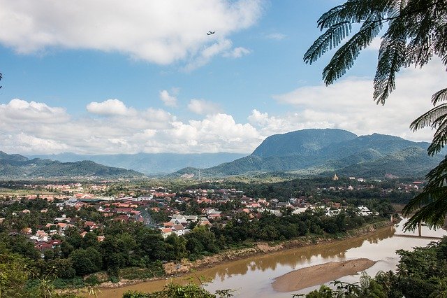 Free download Laos Mekong River Brown -  free photo or picture to be edited with GIMP online image editor