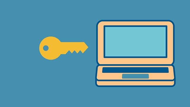 Free download Laptop Lock Cyber Security -  free illustration to be edited with GIMP free online image editor