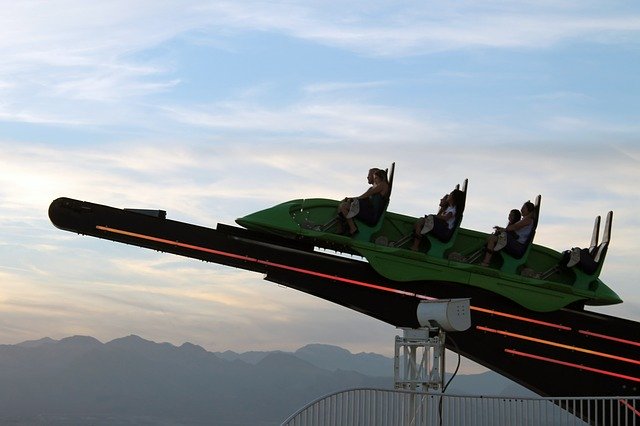 Free download Las Vegas Altitude Roller Coaster -  free photo or picture to be edited with GIMP online image editor