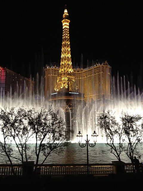 Free download Las Vegas Bellagio Fountain -  free photo or picture to be edited with GIMP online image editor