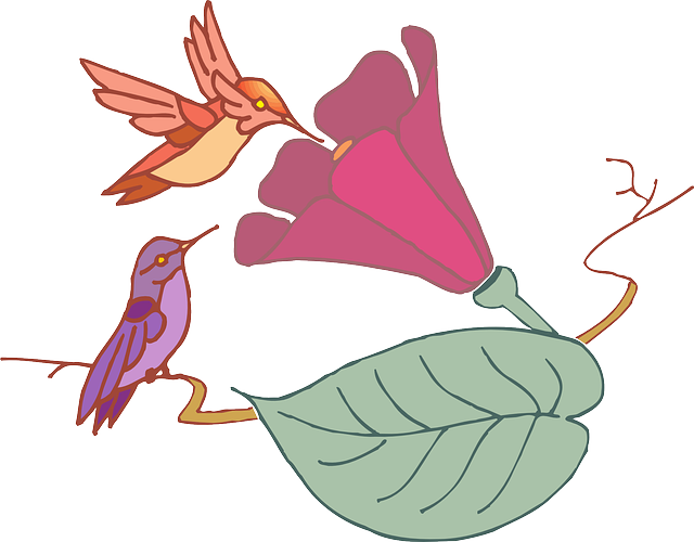 Free download Leaf Flower Birds - Free vector graphic on Pixabay free illustration to be edited with GIMP free online image editor