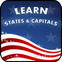 Learn States and Capitals  screen for extension Chrome web store in OffiDocs Chromium