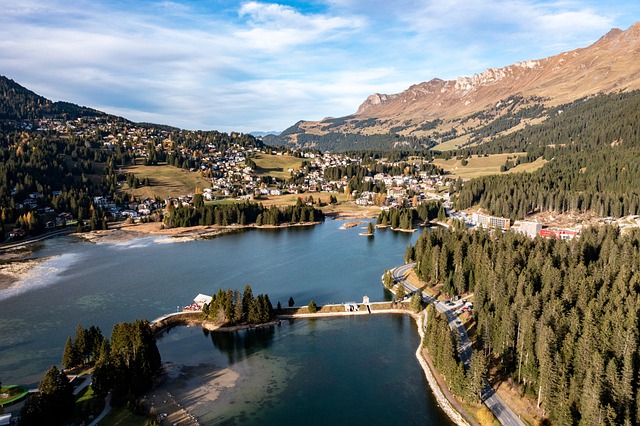 Free download lenzerheide lake valley nature free picture to be edited with GIMP free online image editor