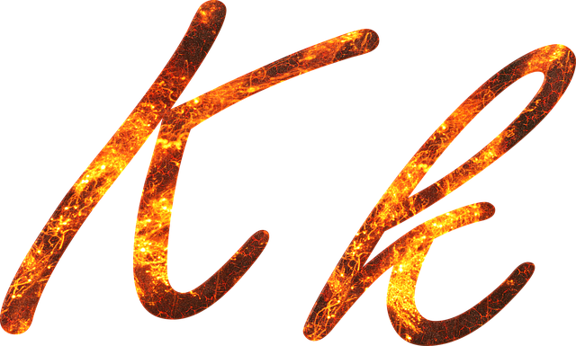 Free download Letter K Fire -  free illustration to be edited with GIMP free online image editor