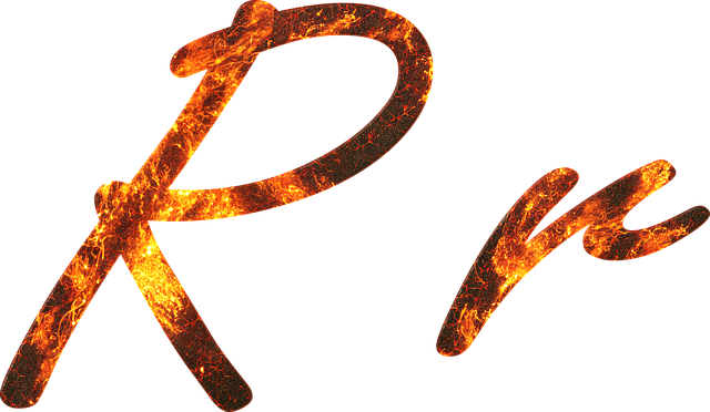 Free download Letter R Fire -  free illustration to be edited with GIMP free online image editor