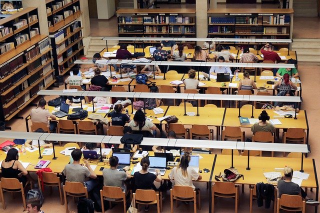 Free download Library Study University -  free photo or picture to be edited with GIMP online image editor