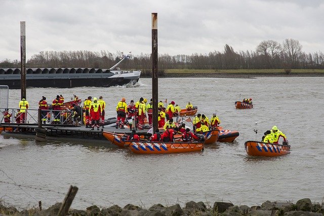 Free download Lifeboats River Boat -  free photo or picture to be edited with GIMP online image editor