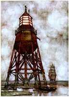 Free download Lighthouse (1909) by W. Heath Robinson free photo or picture to be edited with GIMP online image editor