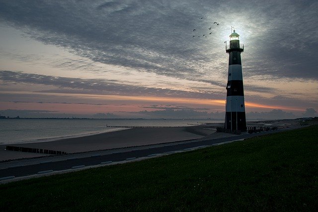 Free download Lighthouse Breskens North Sea -  free photo or picture to be edited with GIMP online image editor