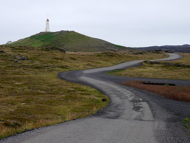 Free download Lighthouse Path The Sky -  free photo or picture to be edited with GIMP online image editor