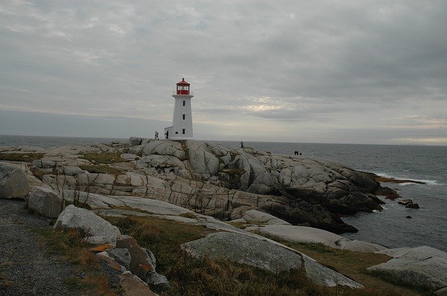 Free download Lighthouse PeggyS Cove Nova -  free photo or picture to be edited with GIMP online image editor