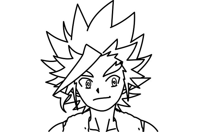 Free download Line Draw Beyblade Xander -  free illustration to be edited with GIMP free online image editor