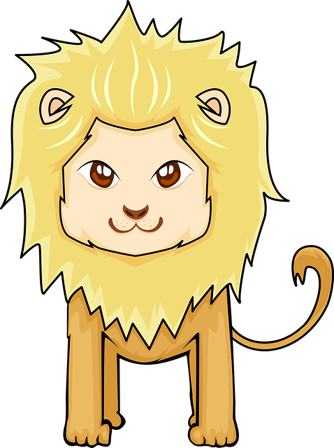 Free download Lion Cartoon Funny -  free illustration to be edited with GIMP free online image editor