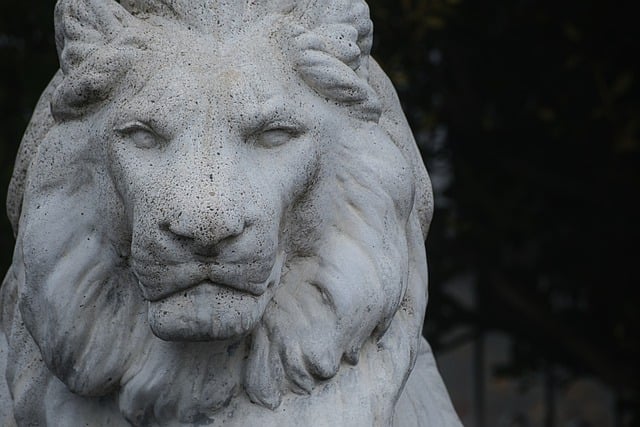 Free download lion statue sculpture marble stone free picture to be edited with GIMP free online image editor