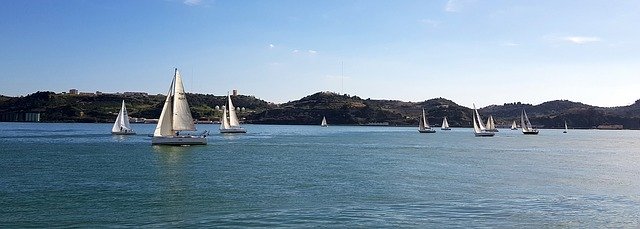 Free download Lisbon Portugal Sailing Boats -  free photo or picture to be edited with GIMP online image editor