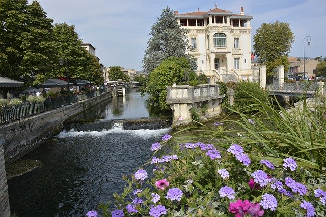 Free download Lisle Sur Sorgue Channel Beautiful -  free photo or picture to be edited with GIMP online image editor