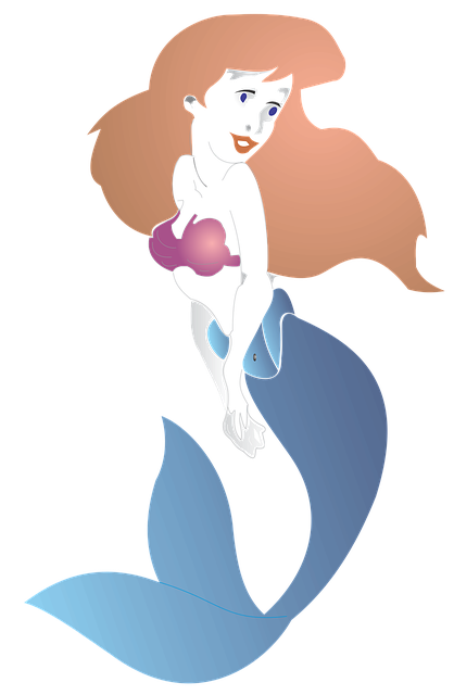 Free download Little Mermaid - Free vector graphic on Pixabay free illustration to be edited with GIMP free online image editor