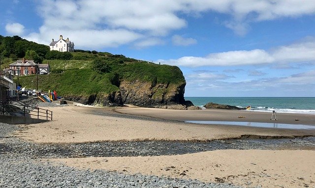 Free download Llangrannog Ceredigion Wales -  free photo or picture to be edited with GIMP online image editor