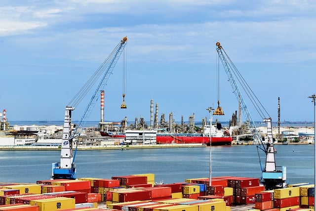 Free download loading dock sea port ships harbor free picture to be edited with GIMP free online image editor