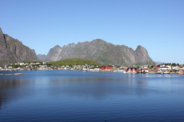 Free download Lofoten Fishing Village Norway -  free photo or picture to be edited with GIMP online image editor