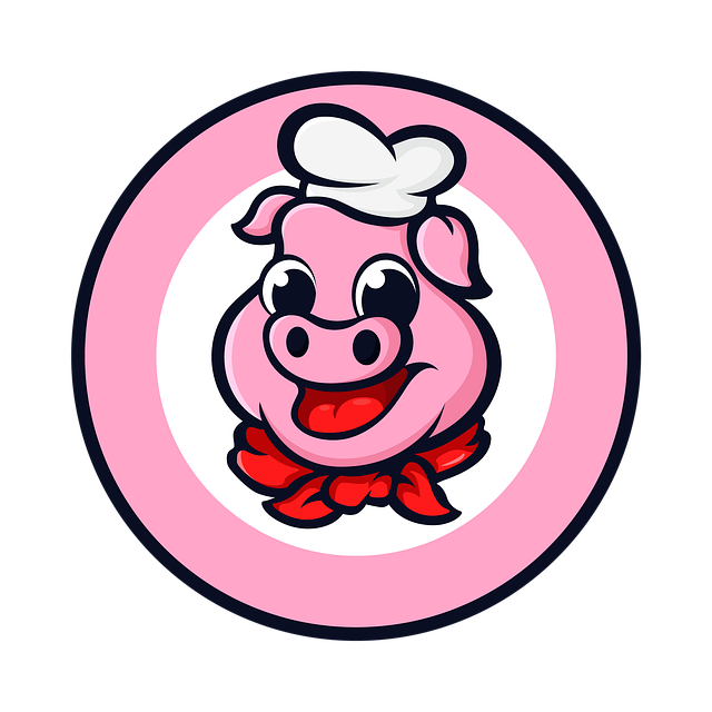 Free download Logo Pig Pork -  free illustration to be edited with GIMP free online image editor