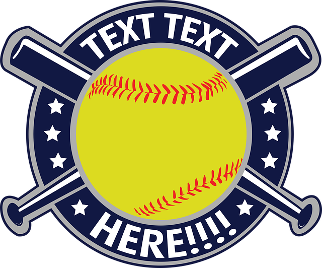 Free download Logo Softball Baseball - Free vector graphic on Pixabay free illustration to be edited with GIMP free online image editor