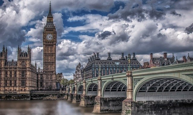 Free download london big bang bridge clouds free picture to be edited with GIMP free online image editor